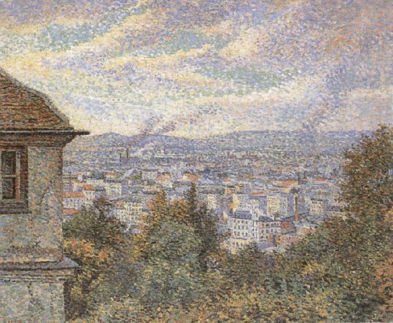 Luce, Maximilien Paris Seen From Montmartre Germany oil painting art